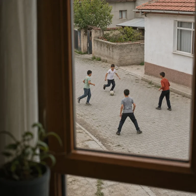 Outside